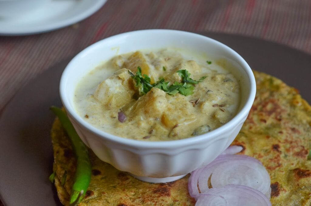 Aloo gravy, Potato gravy, Potato subzi, Potato side-dish