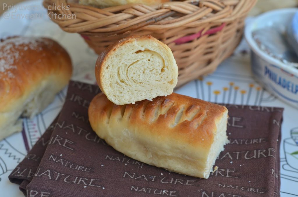 How to Make Milk Bread Rolls (Pain Au Lait) with the bread bowl, Recipe