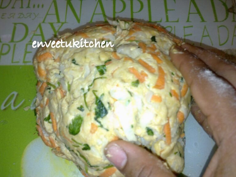 Tricolor Paratha with Cauliflower Korma