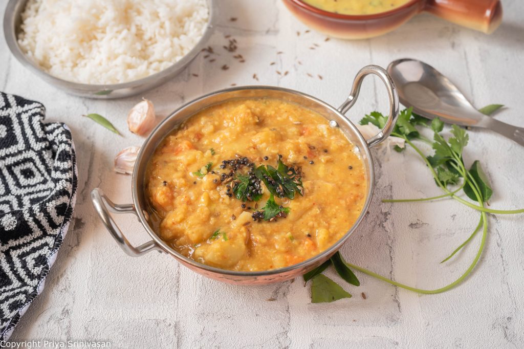 Mixed vegetable dal