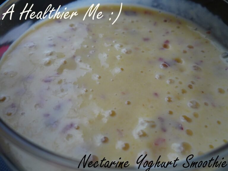 Nectarine Yoghurt Smoothie