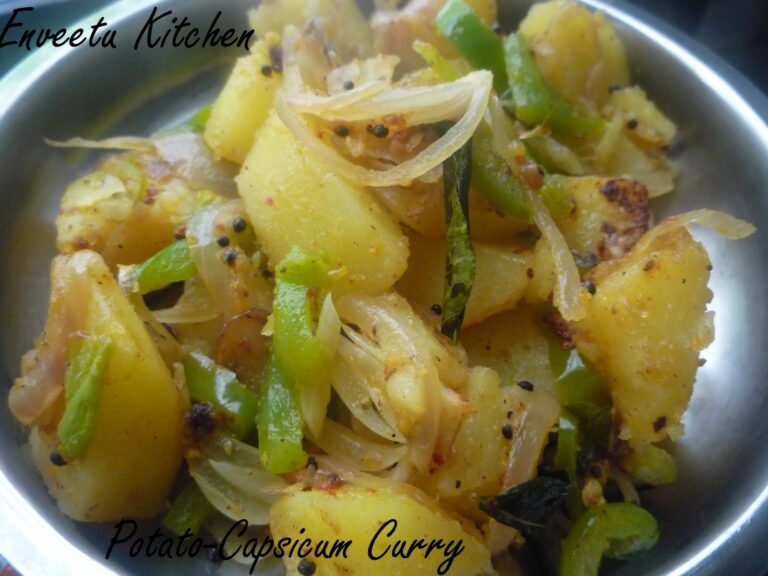 Potato Capsicum Curry - His Cooking Event