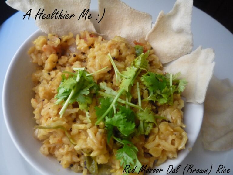 Red Masoor Dal (Brown) Rice
