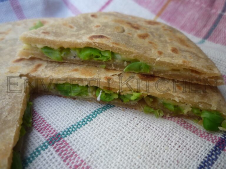 Cheesy Peas Quesidillas