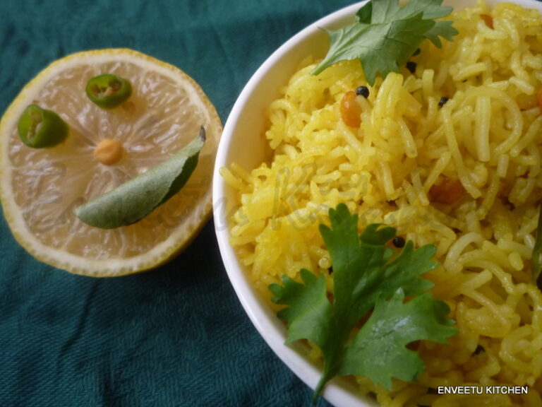 Lemon Sevai/Lemon Flavored Rice Noodles