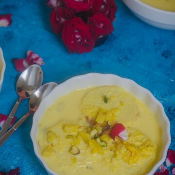 Bread rasmalai easy dessert with milk and bread