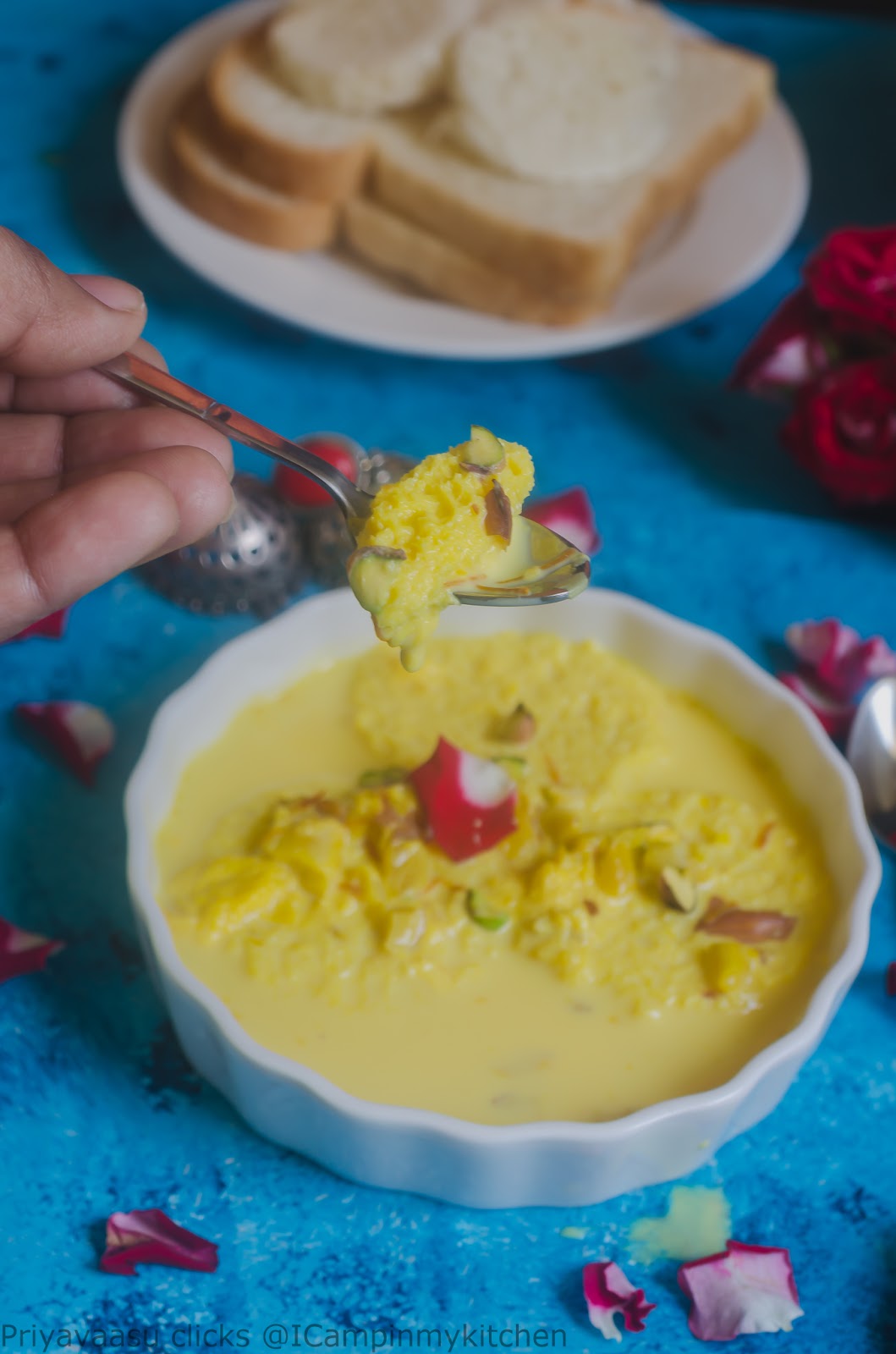 How to make bread rasmalai
