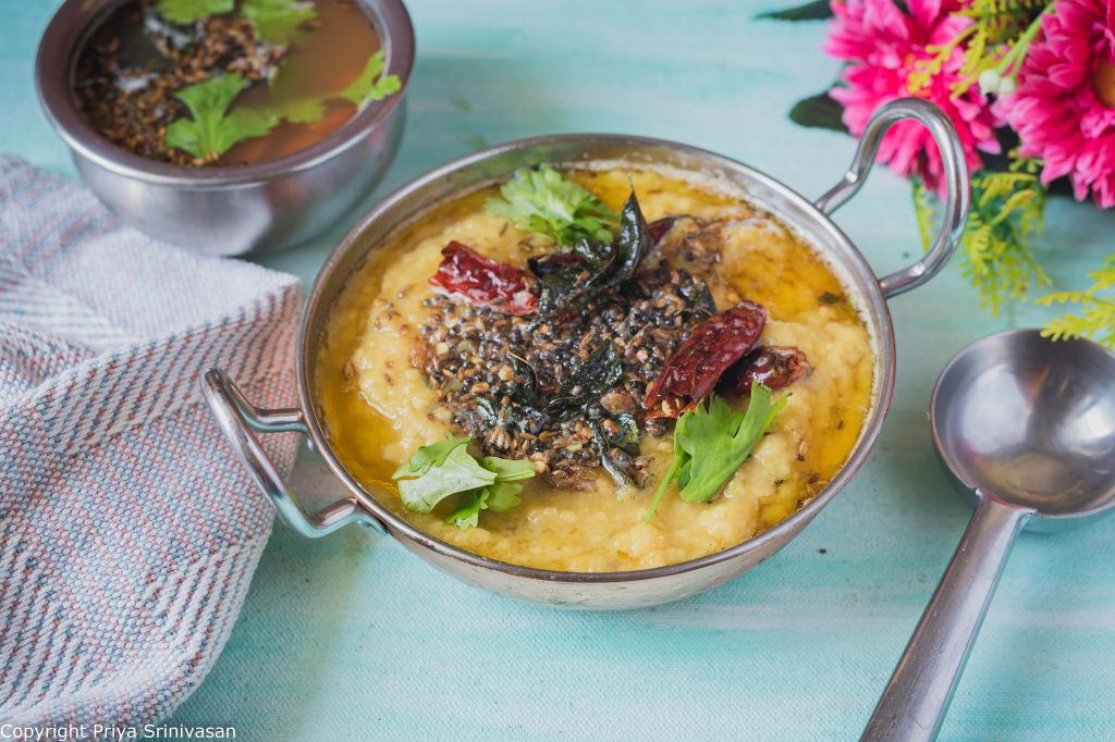 Mashed toor dal, Dal tadka