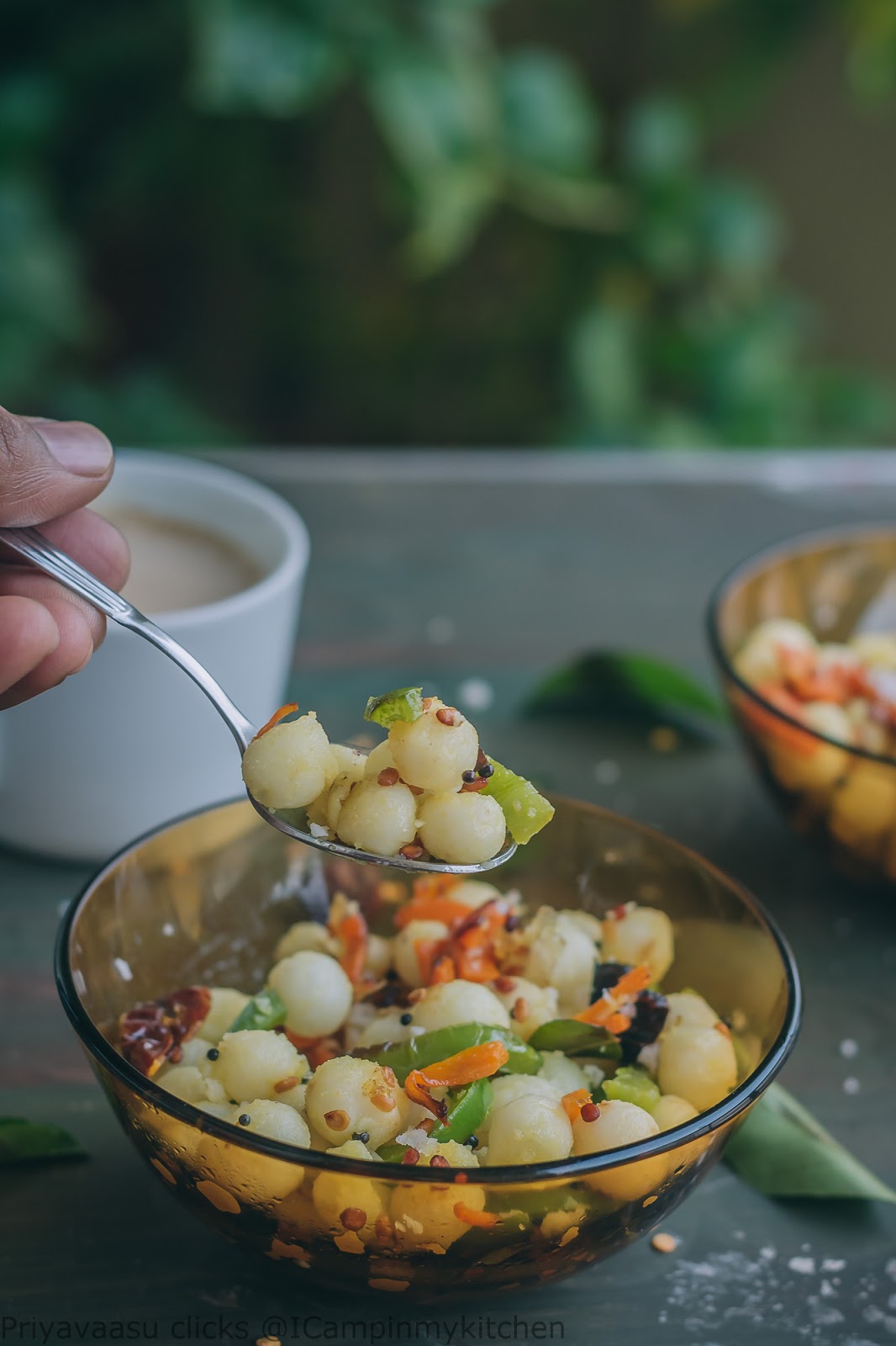 Savory rice flour dumpling