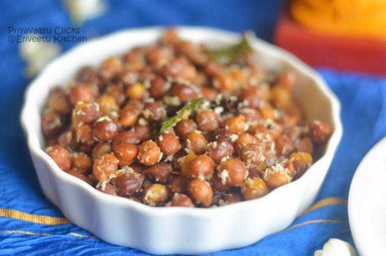 Black Chana Sundal/Black Chickpea Stirfry