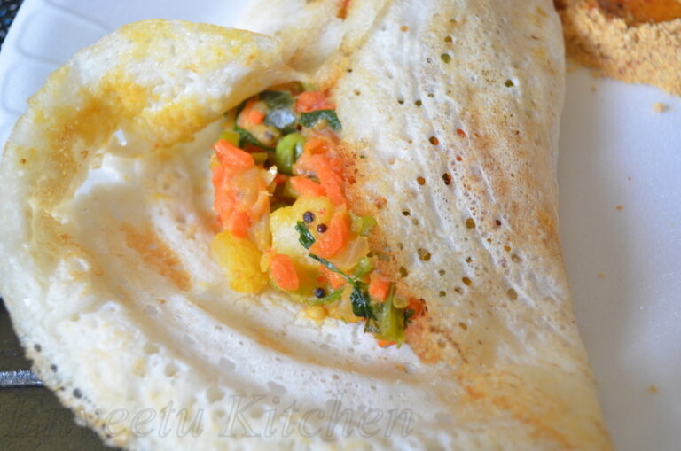 Vegetable Masala Dosai