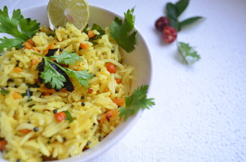 lemon mixed rice 