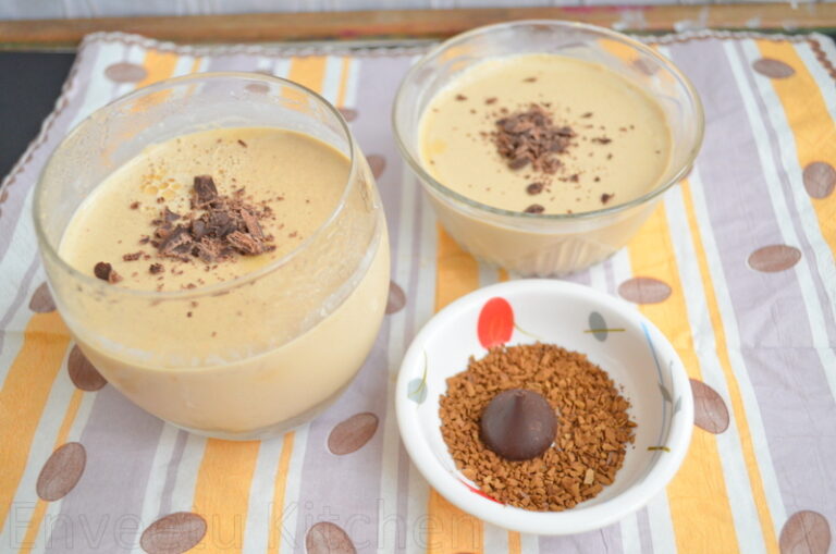 Coffee Pannacotta , Gelatin-Free