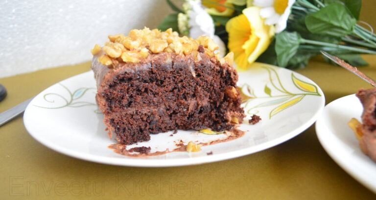 Eggless Hershey's "Perfectly Chocolate" Chocolate Cake