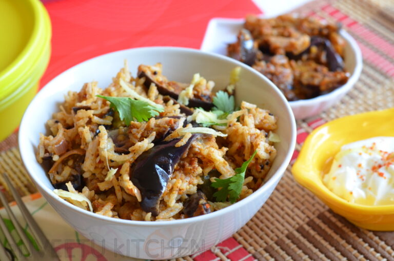 Kathrikai Saadam/Brinjal Rice