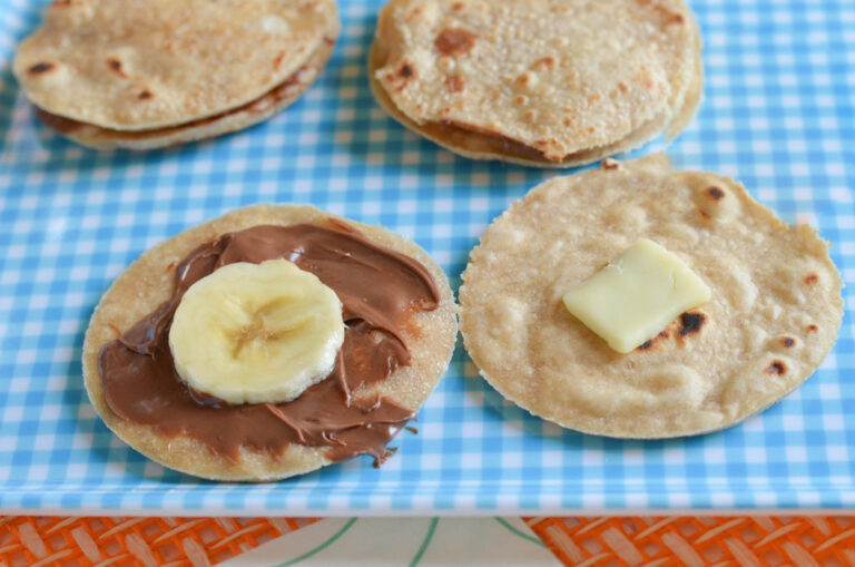 Nutella Roti Sandwich
