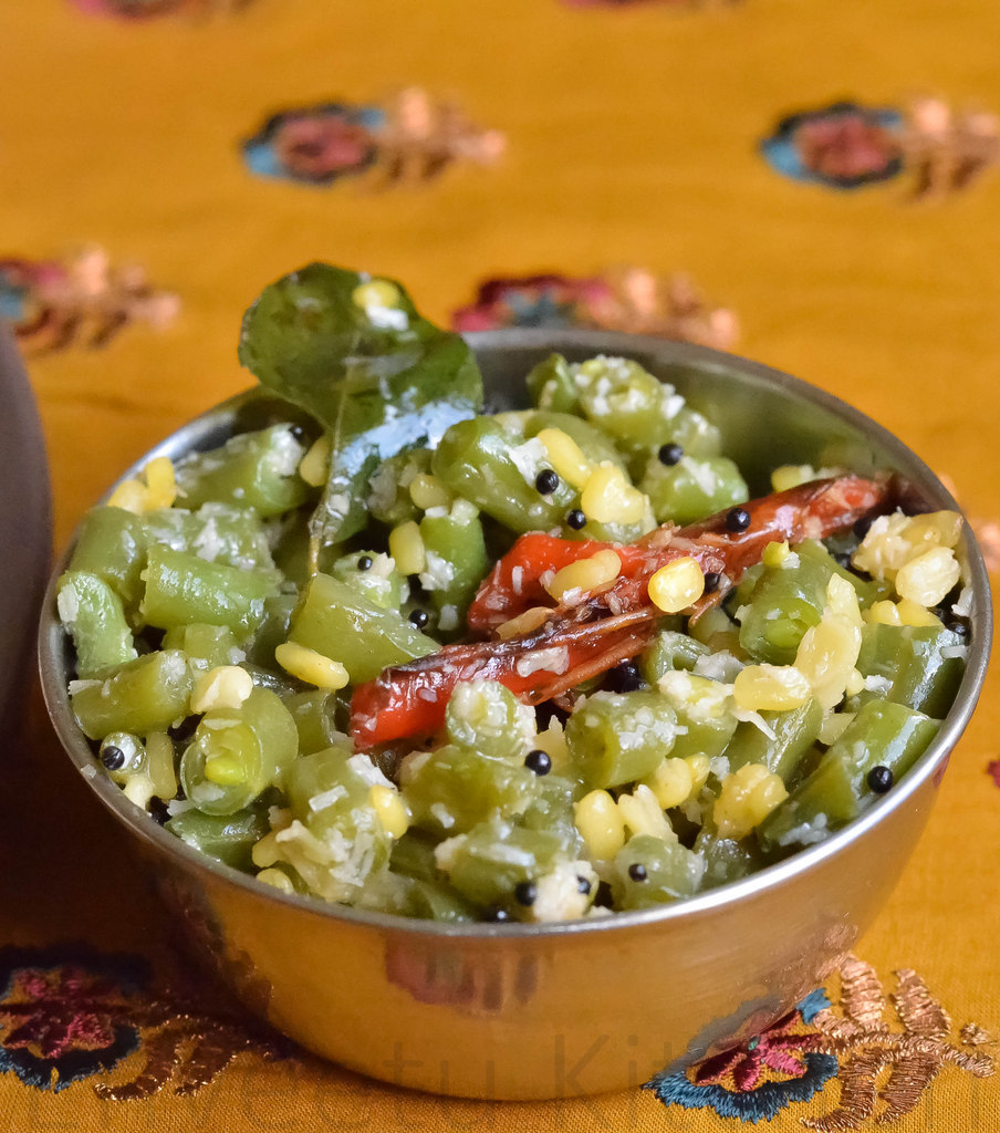 Beans curry with coconut 