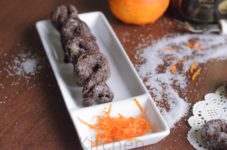 Torcettini di Saint Vincent (Chocolate Flavored) - Sugar Crusted Twisted Cookies/Cookies with Yeast - We Knead to Bake #4