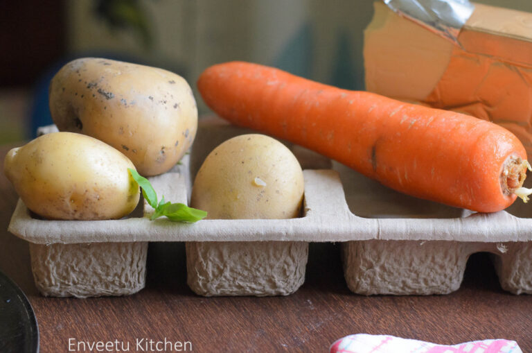 Doughless, Gluten-free,  Carrot n Potato Crust,  Vegetable Mini Pizza