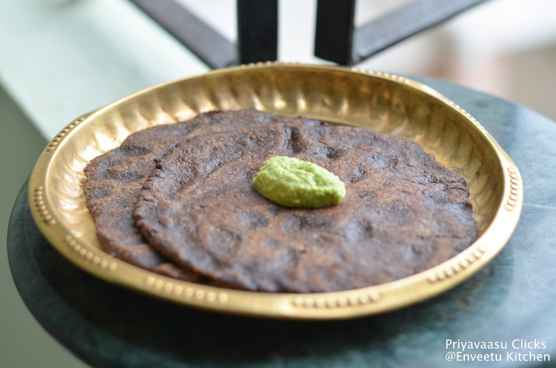 Savory ragi adai