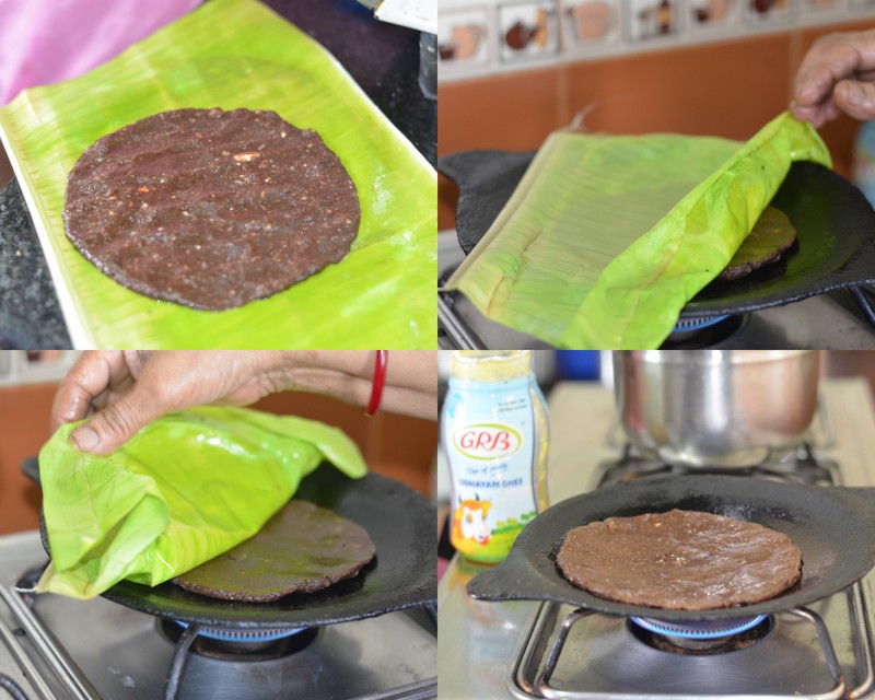 Sweet finger millet pancake 