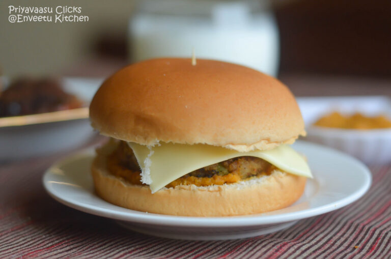 Desi-Style Burgers with Poha & Ragi Patty and Carrot Chutney