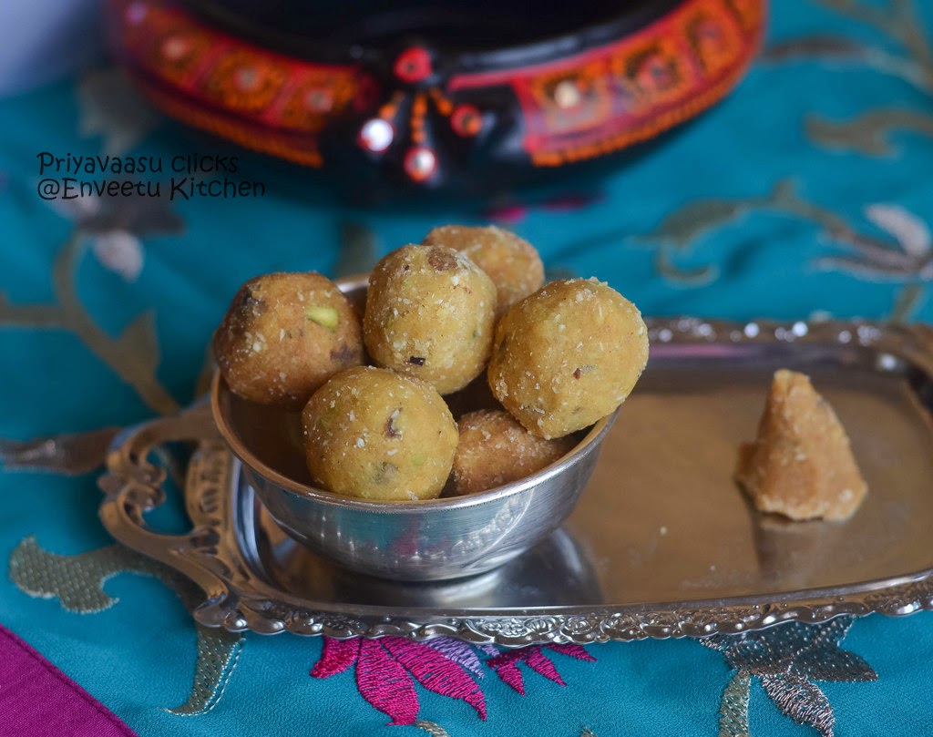 Ladoo with Readymade moong dal flour