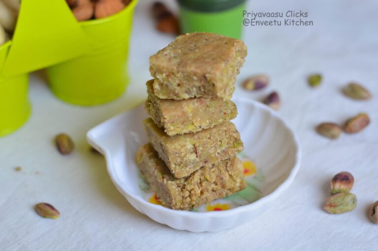 Easy Nut burfi for Diwali