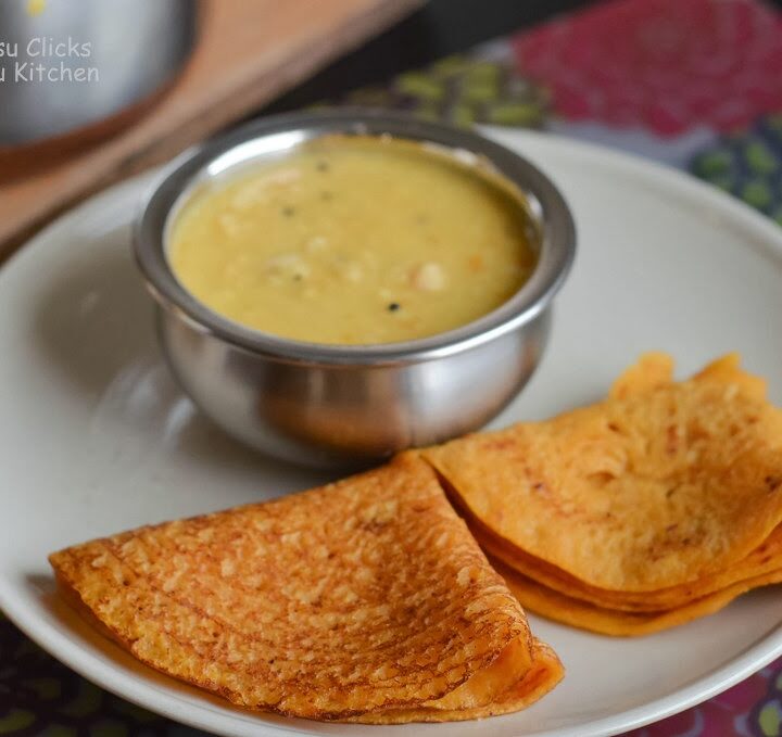 Dosa with carrots