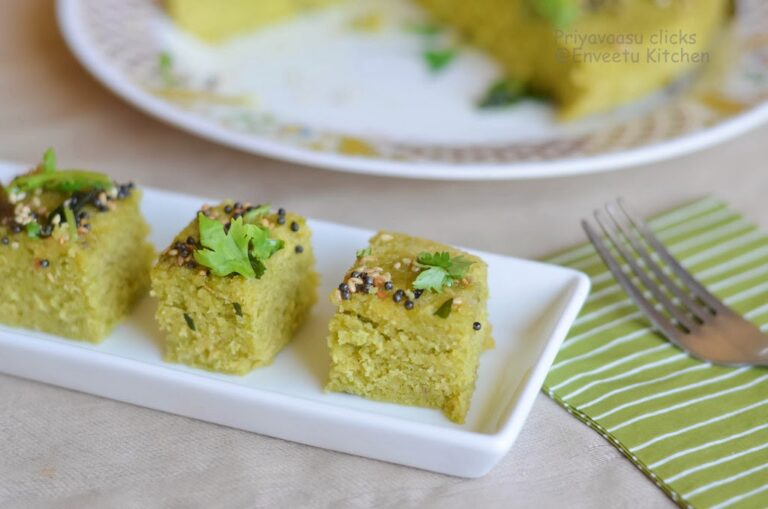 Green peas dhokla