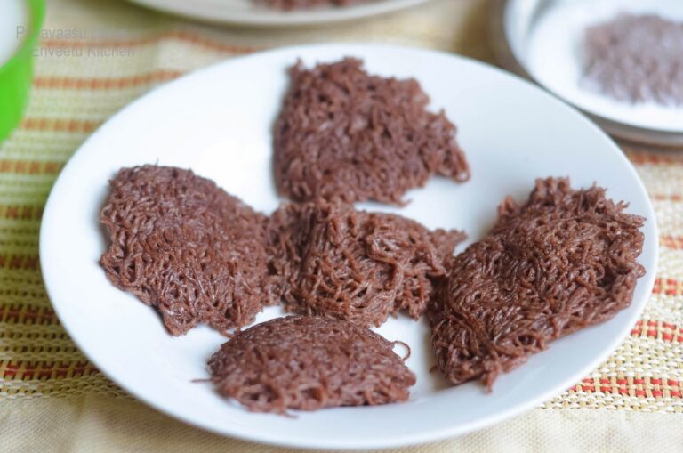 Ragi Idiyappam/Finger Millet Stringhoppers