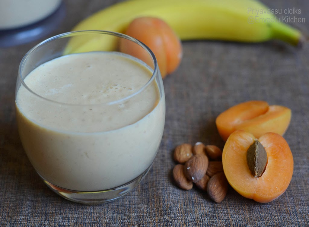 Apricot banana smoothie