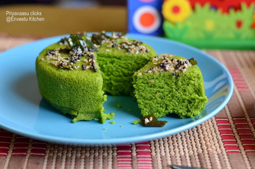 Spinach Dhokla 