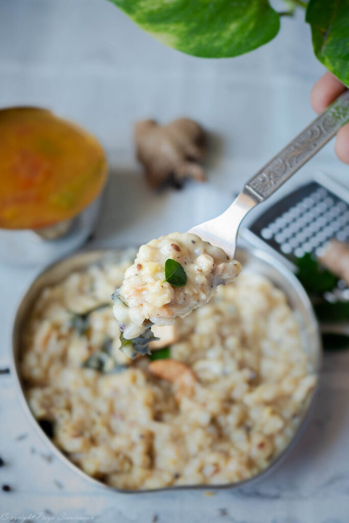 Barley savory pongal 