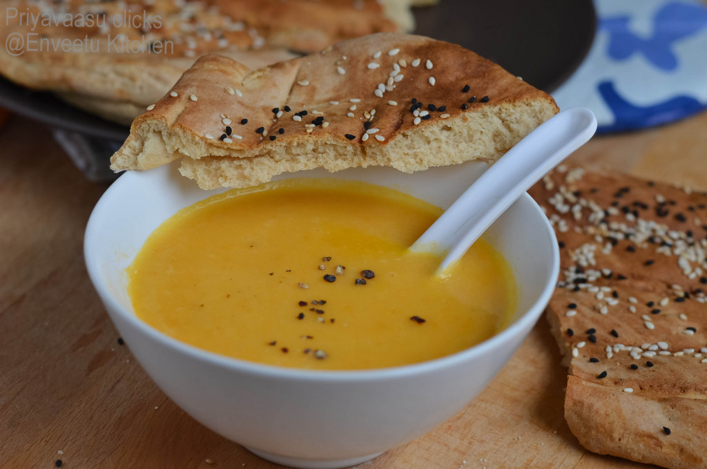 Carrot soup with potatoes