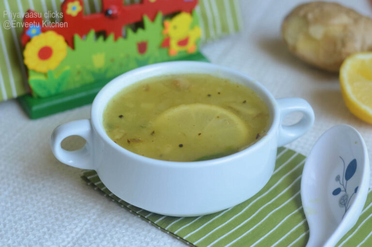 Ginger & Lemon Soup