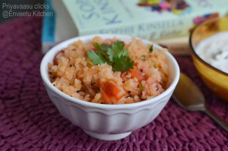 Tomato Chuda Santula & Nadiya Pachidi/Tomato Poha with Coconut Raita from Odisha