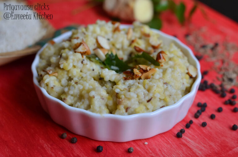 Varagu Venpongal | Savory Pongal with Millets