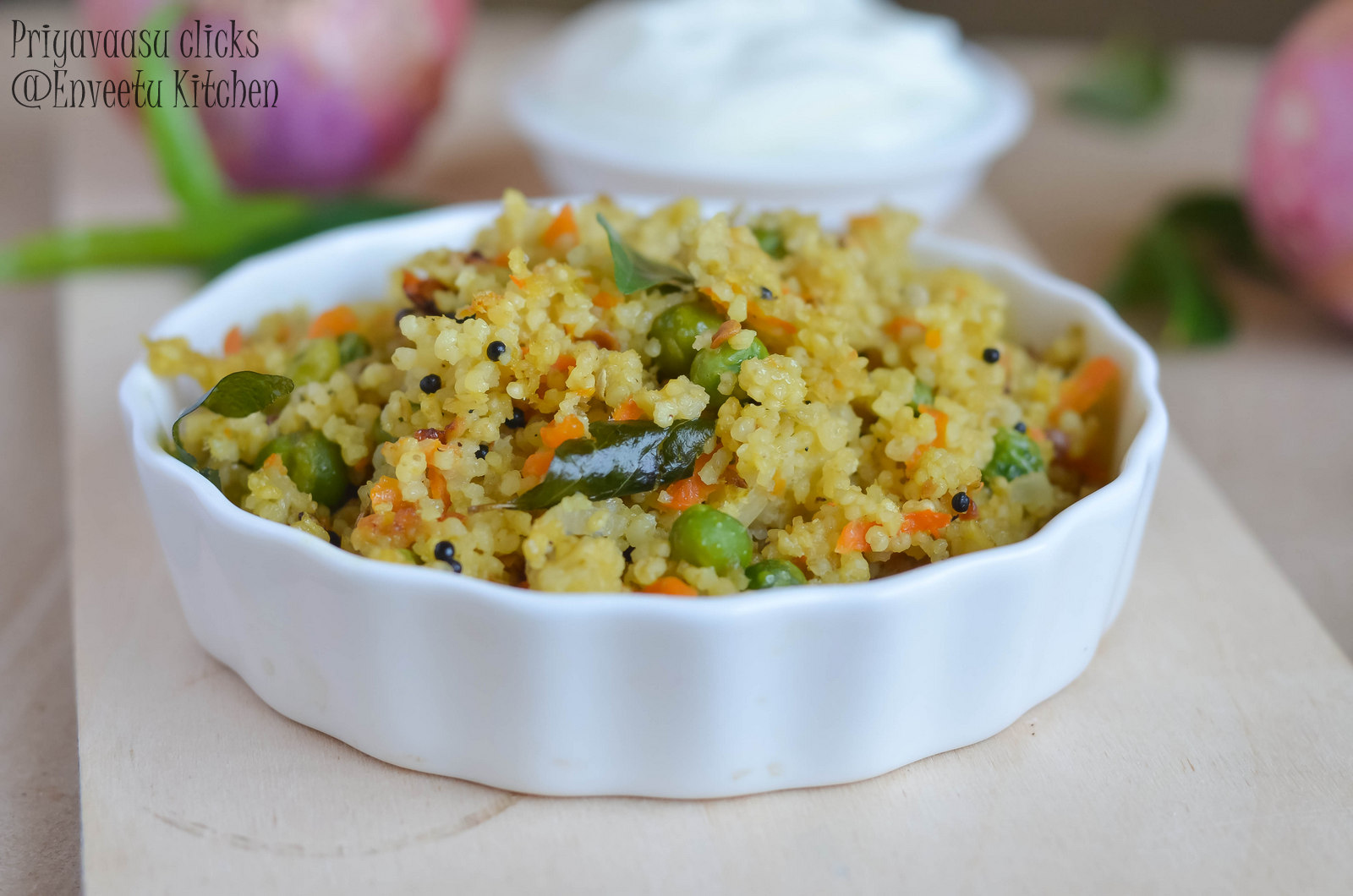 Varagu arisi upma/Kodo Millet upma I camp in my kitchen