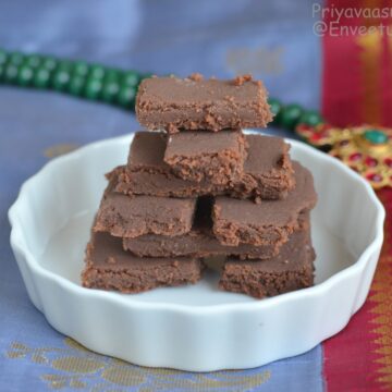 Chocolate Milk Powder Burfi