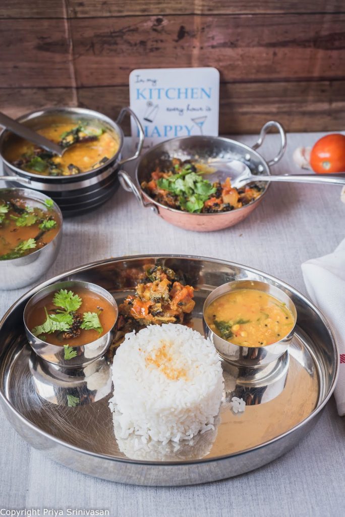 South-Indian Lunch thali 