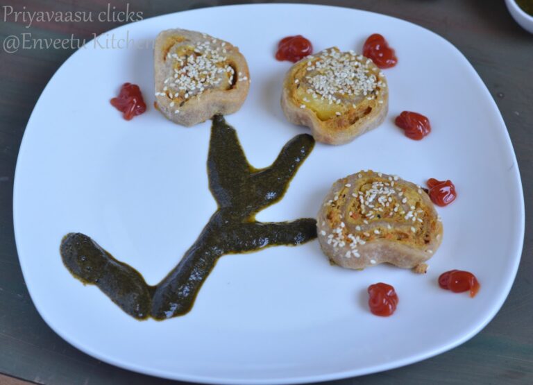 Baked Samosa Pinwheels