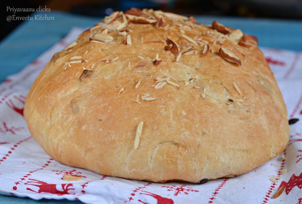 Julekage Christmas bread 