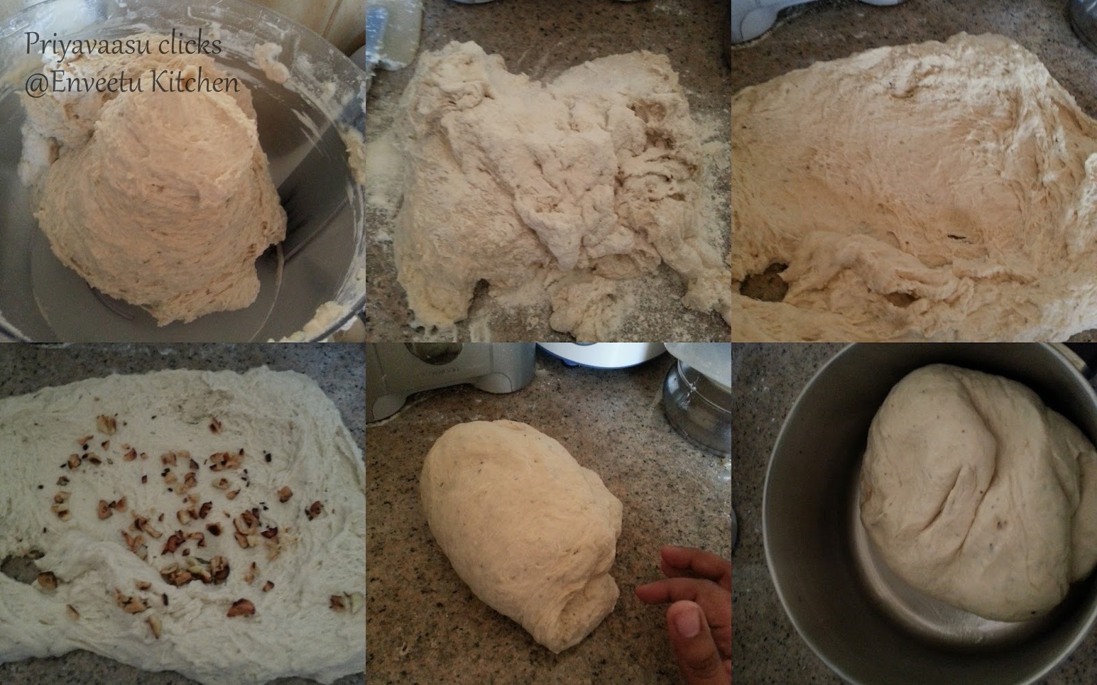 Dough making for Italian rosemary bread