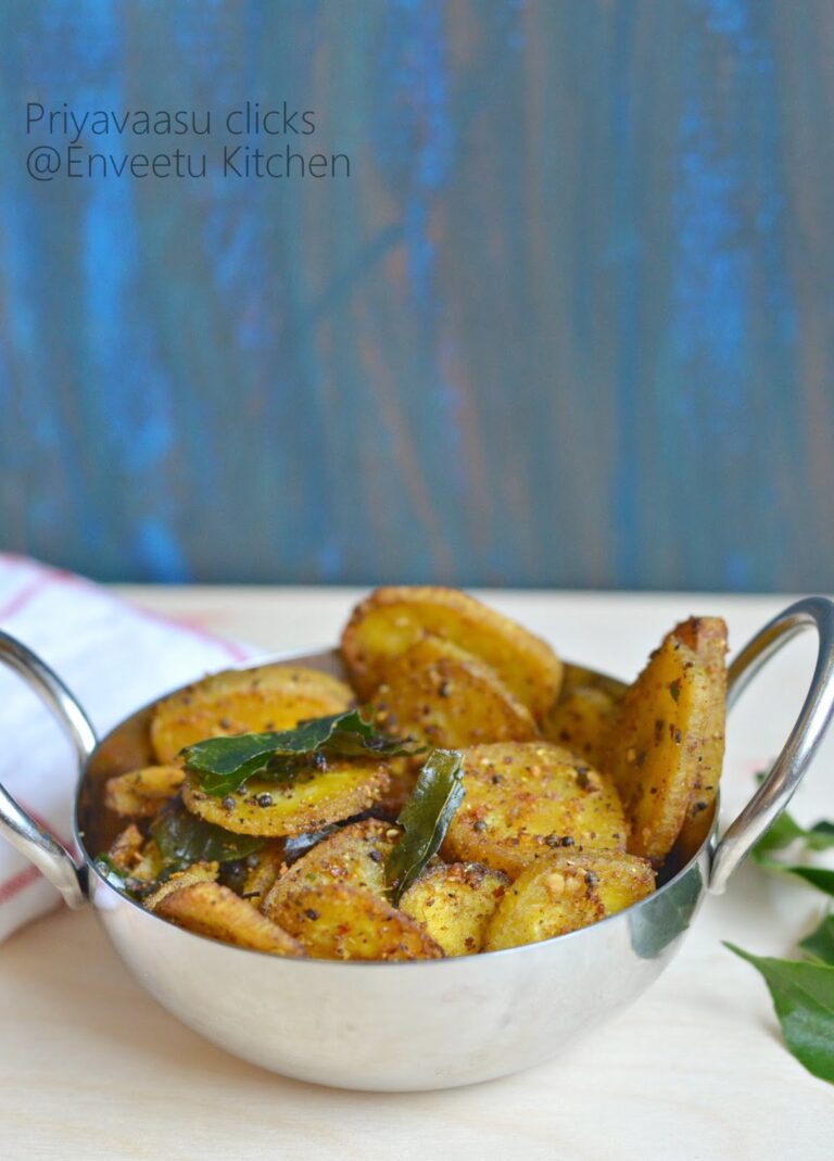 Vazhaikkai Fry/Raw Banana Stir-Fry