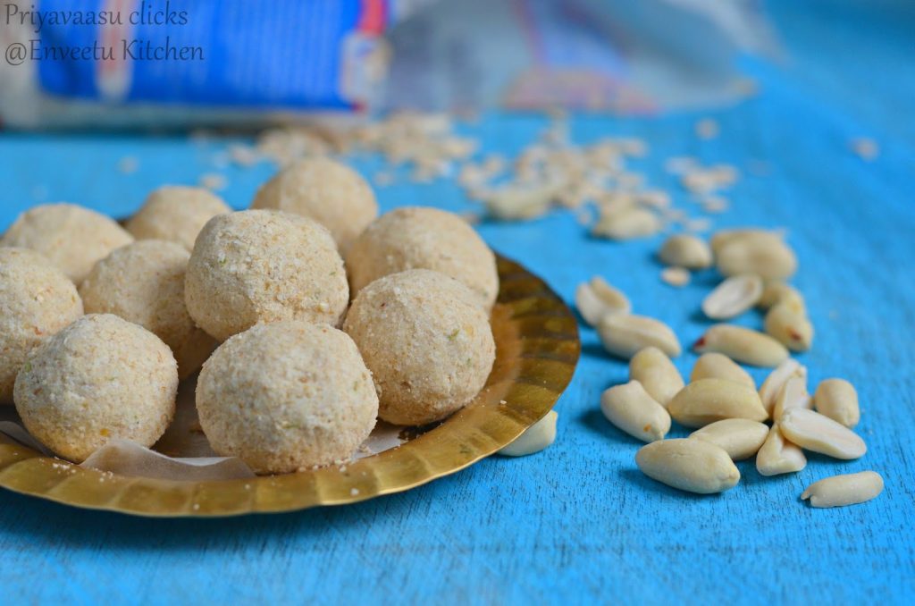 Poha and nuts ladoo