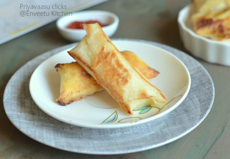 Cheesy Potato Spring Rolls