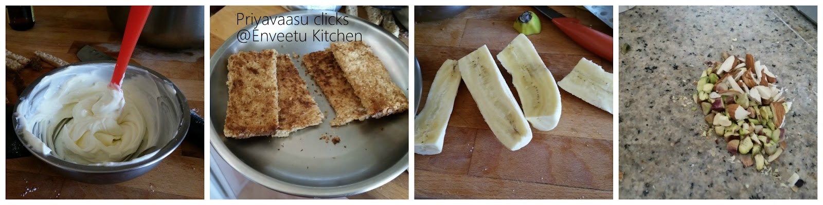 How to make quick banana cream cheese boats
