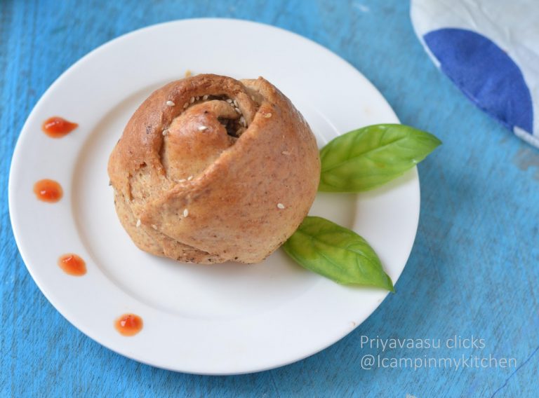 Baked Feta Rose |Rose buns with feta cheese