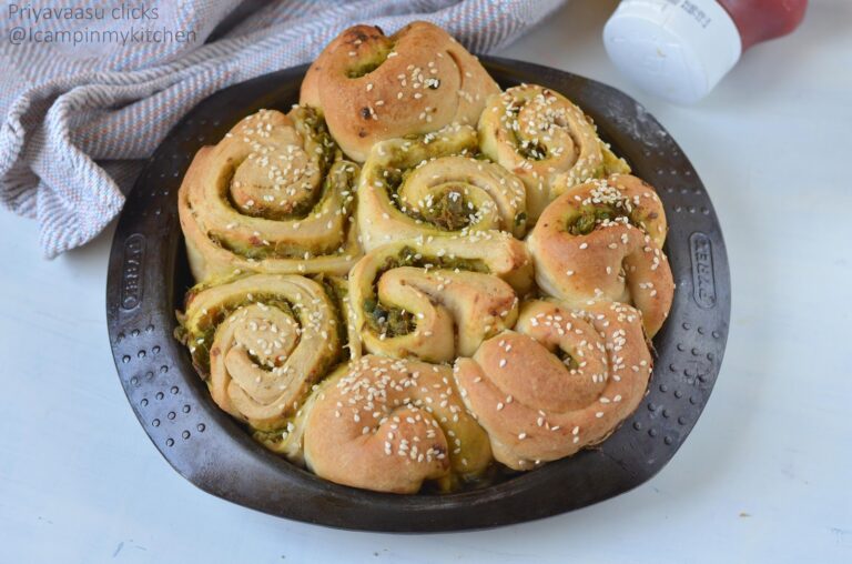 Peas masala rolls - Fire up your Oven, Day 20